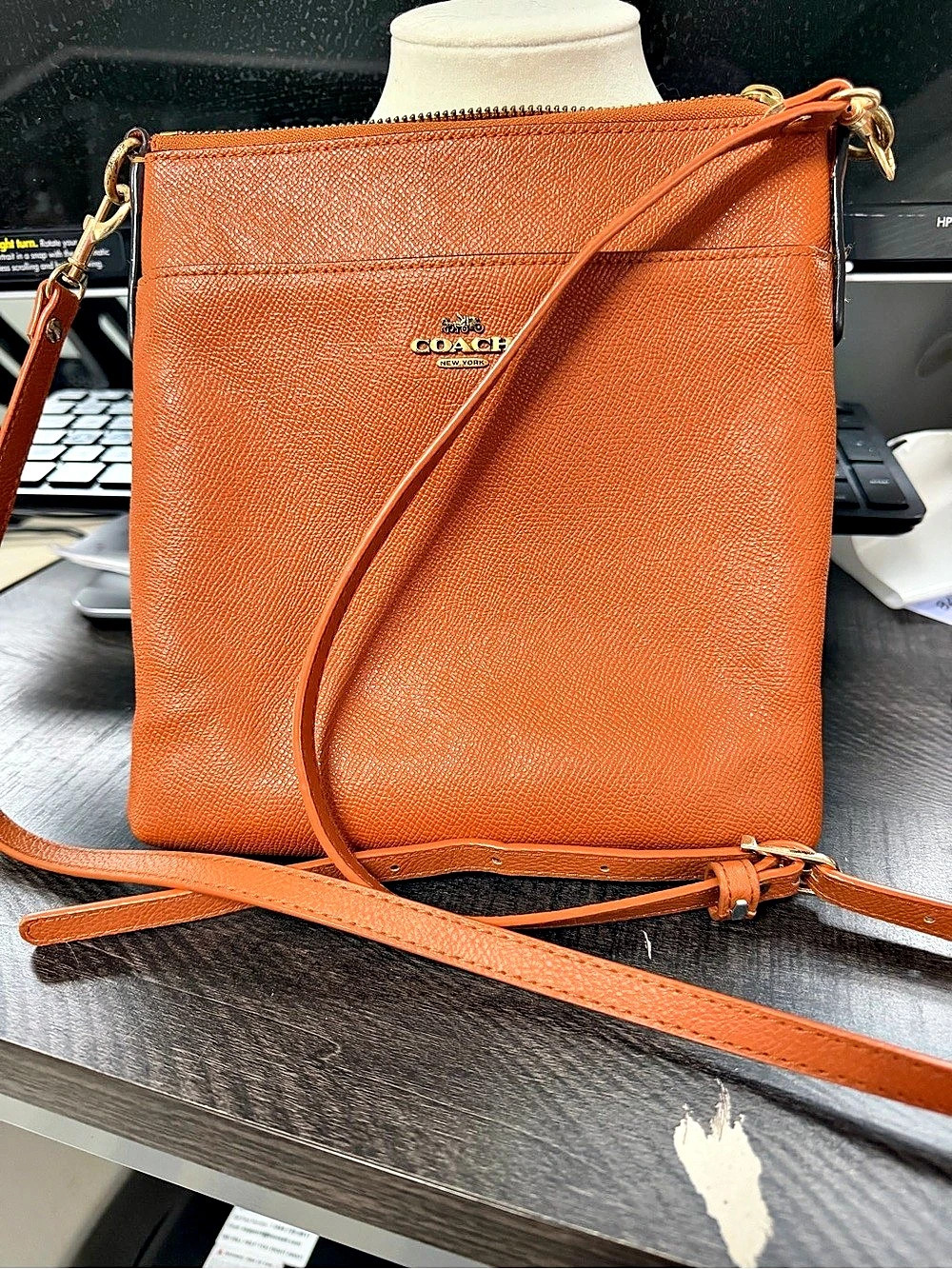 Coach Orange Crossbody Bag